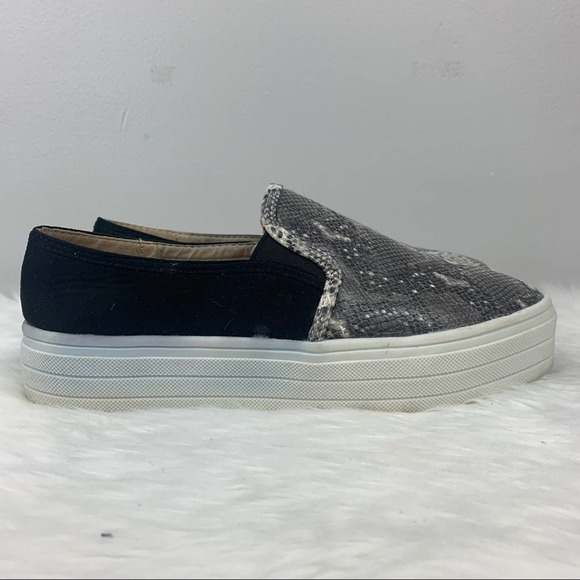 Ccocci Ellie Snake Print Sneaker Black Size 6 - Picture 3 of 6